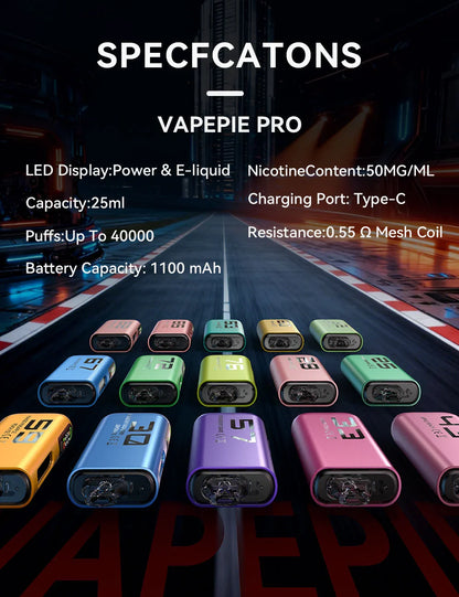 MANGO PINEAPPLE PEACH ICE-Vapepie PRO 40000 Puffs