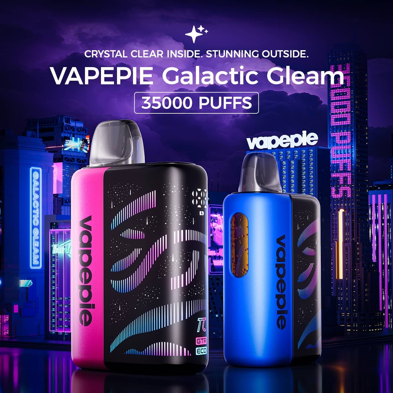 ⚡ VAPEPIE GALACTIC GLEAM 35000 PUFFS – NEW IN NOVEMBER