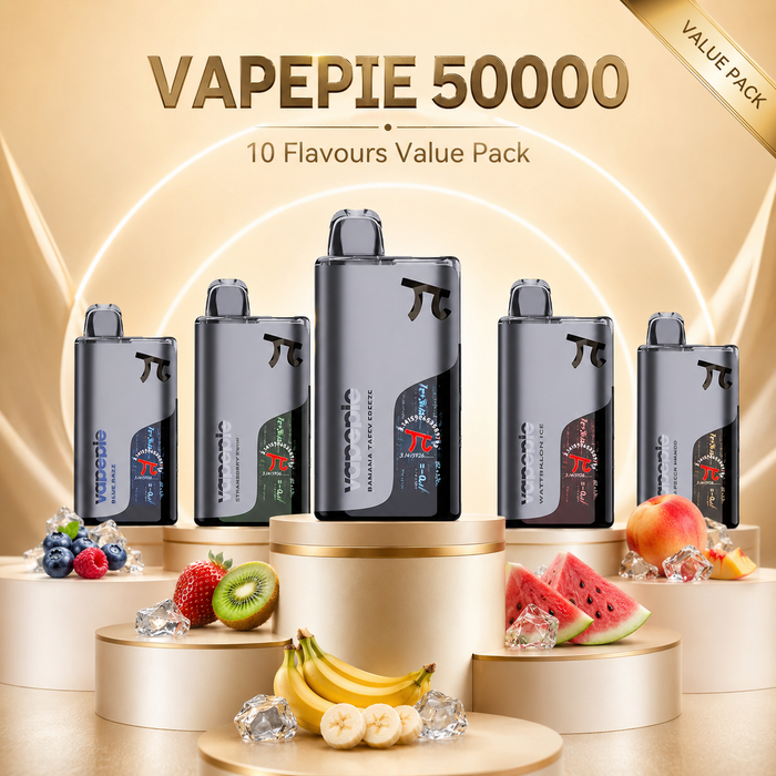 ✨1-10PCS Value Pack✨VAPEPIE 50000 PUFFS  - 10 Flavors