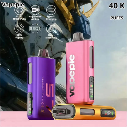 🏆 VAPEPIE 40000 PRO-The new model is better than the old one, same price, better experience