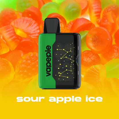 SOUR APPLE ICE PINEAPPLE - VAPEPIE 25000 SZIVACS - Star Sky Ívelt Képernyő 