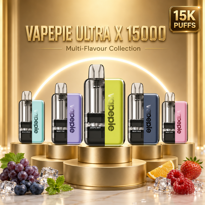 🌌 VAPEPIE x TK 🌌 Ultra X 15000 PUFFS – Fresh Stock Just Arrived!💥